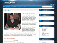 Tablet Screenshot of danielwallace.com